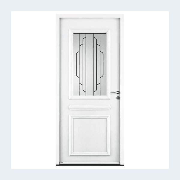 Porte d'entrée Charenton - Blanc