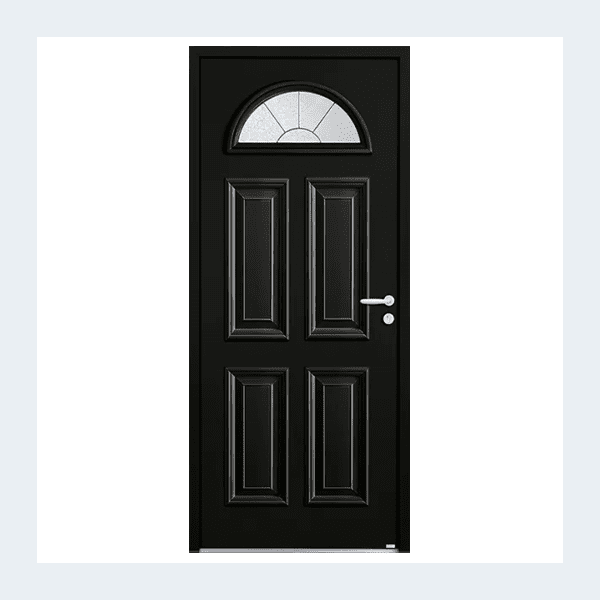 Porte entrée Edgar - noir ext