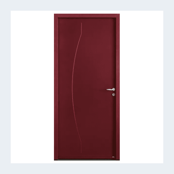 Porte d'entrée acier - Modèle Galibier - Noir texturé RAL 9005 – Image 5