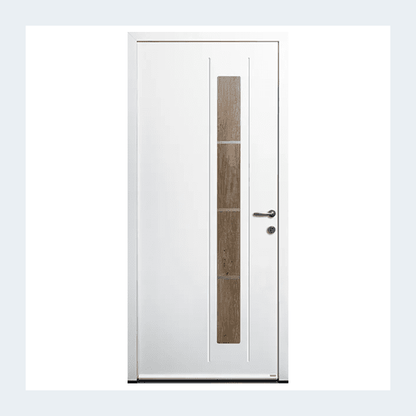 Porte entrée Visby - Blanc