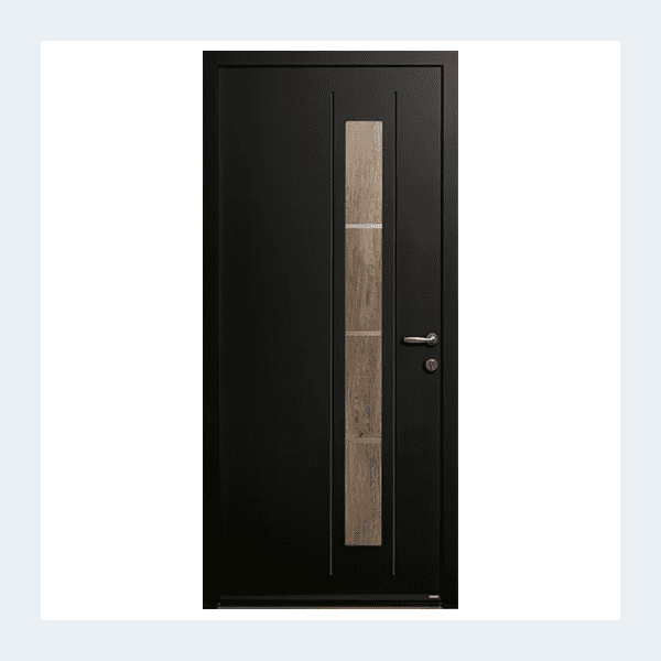 Porte entrée Visby - Noir