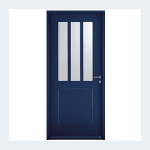 Porte d'entrée acier - Modèle - Arti - Noir texturé RAL 9005 – Image 4