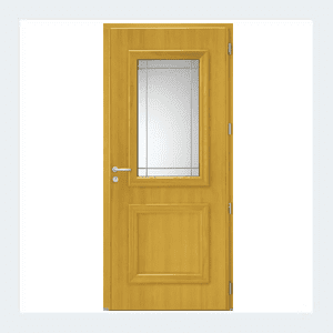Porte d'entrée mixte alu/bois - Modèle Isaac mixte - Noir texturé RAL 9005 – Image 9