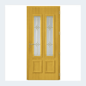 Porte d'entrée mixte alu/bois - Modèle Minnésota mixte - Rouge RAL 3004 – Image 9
