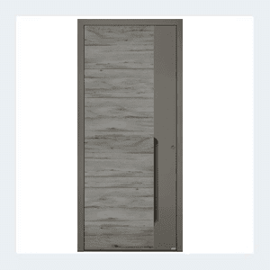 Porte d’entrée aluminium – Modèle Alliance - Mamba Argent – Image 5
