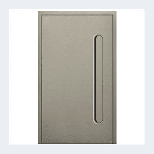 Porte d’entrée aluminium – Modèle Céleste - Rouge RAL 3004 – Image 4