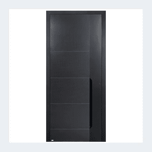 Porte d’entrée aluminium – Modèle Alliance - Mamba Argent – Image 4