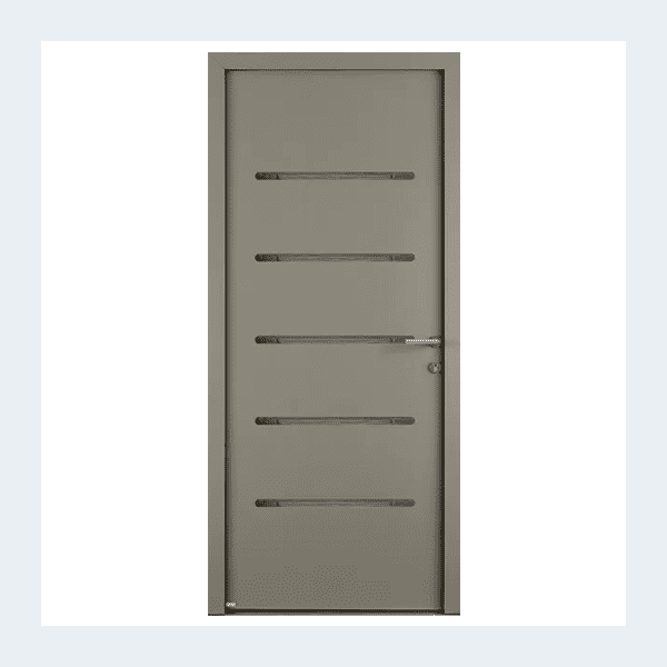 Porte d’entrée aluminium – Modèle Aigle - Blanc RAL 9016 – Image 5