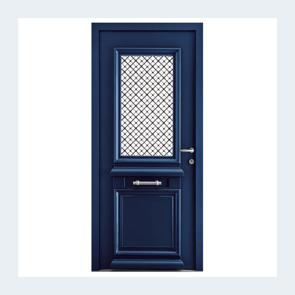Porte d’entrée aluminium – Modèle Athis 2 - Gris perle RAL 2800 – Image 2