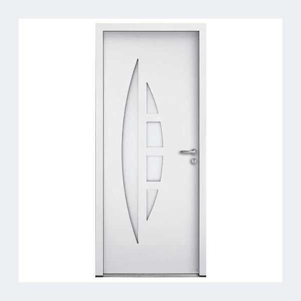 Porte entrée Apollo Blanc